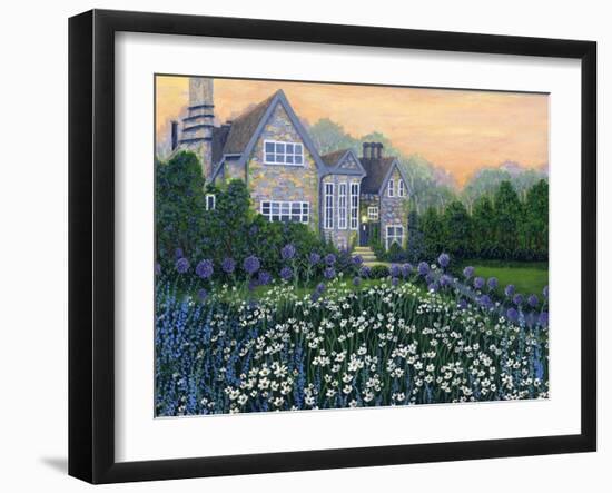 English Cottage lg-Bonnie B. Cook-Framed Giclee Print