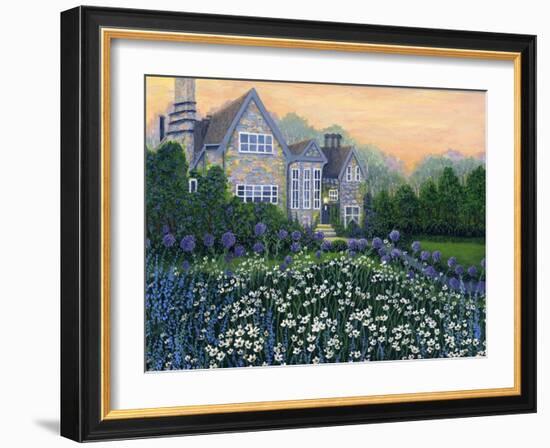 English Cottage lg-Bonnie B. Cook-Framed Giclee Print