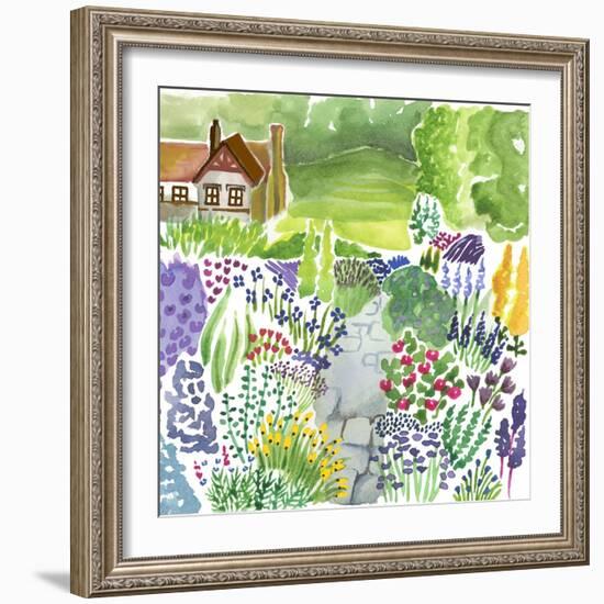 English Country Garden-Elizabeth Rider-Framed Giclee Print