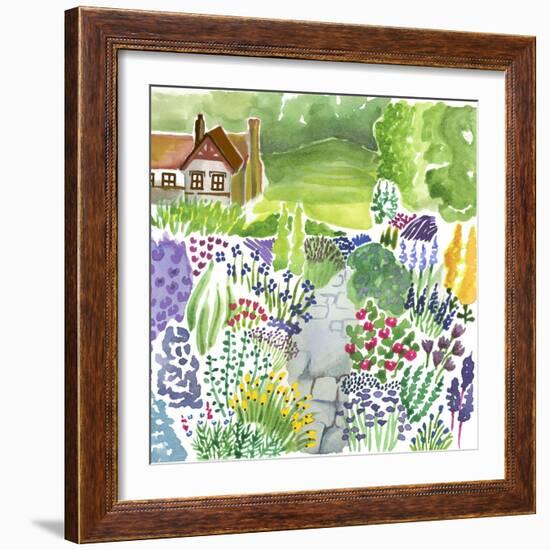 English Country Garden-Elizabeth Rider-Framed Giclee Print