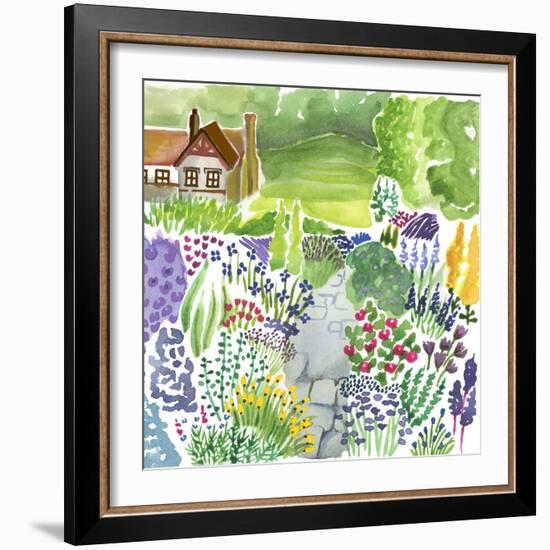 English Country Garden-Elizabeth Rider-Framed Giclee Print