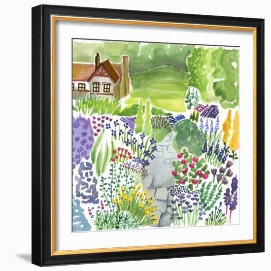 English Country Garden-Elizabeth Rider-Framed Giclee Print