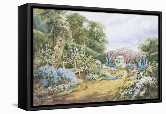 English Country Garden-Henry Stannard-Framed Premier Image Canvas
