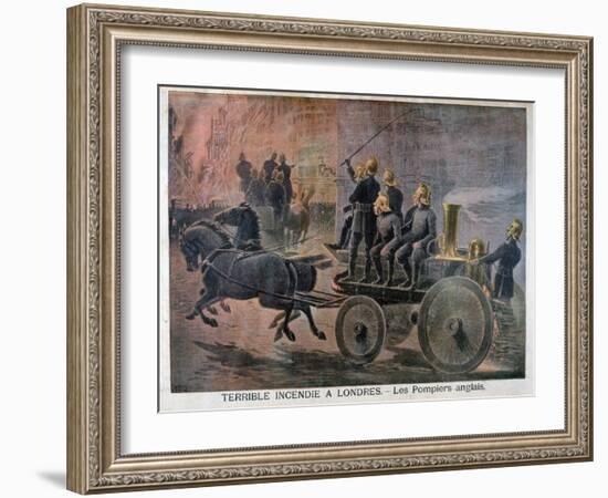 English Firemen Going to an Emergency, 1897-Henri Meyer-Framed Giclee Print