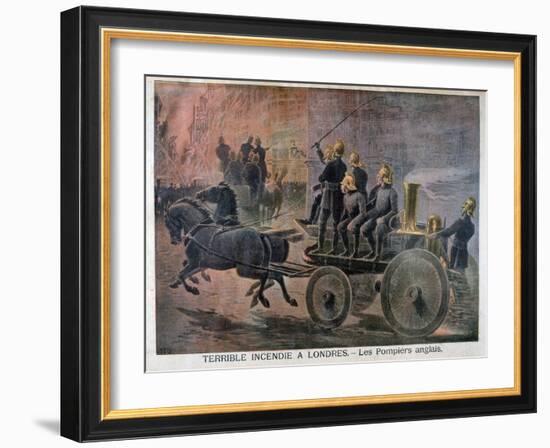 English Firemen Going to an Emergency, 1897-Henri Meyer-Framed Giclee Print