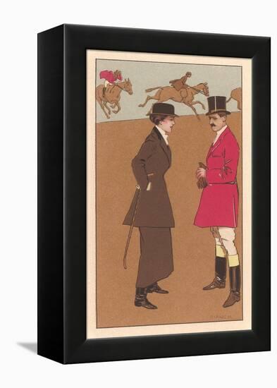 English Fox Hunt-null-Framed Stretched Canvas