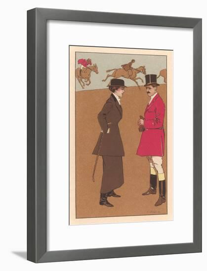 English Fox Hunt-null-Framed Art Print