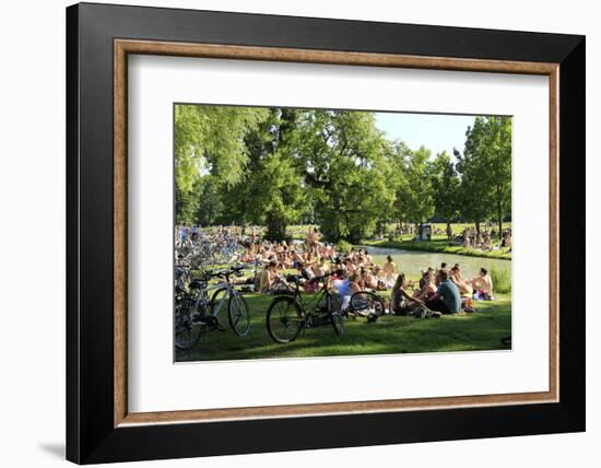 English Garden in Munich, Upper Bavaria, Bavaria, Germany, Europe-Hans-Peter Merten-Framed Photographic Print