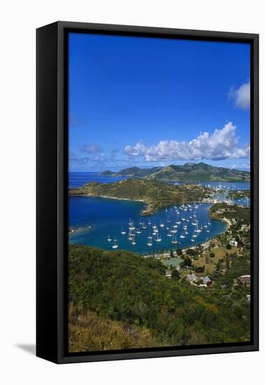 English Harbour, Antigua, Caribbean-Jeremy Lightfoot-Framed Premier Image Canvas