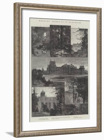 English Home, Blenheim-Charles Auguste Loye-Framed Giclee Print