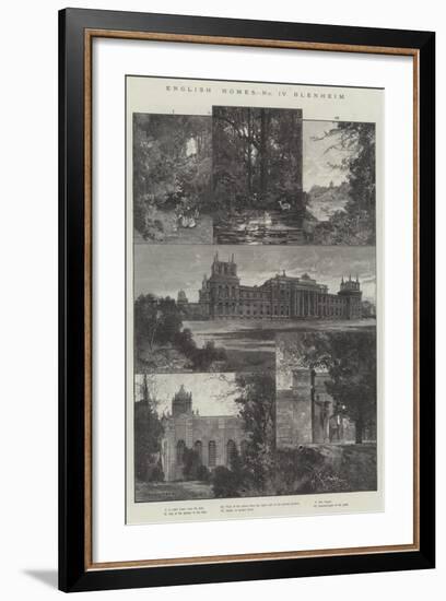 English Home, Blenheim-Charles Auguste Loye-Framed Giclee Print