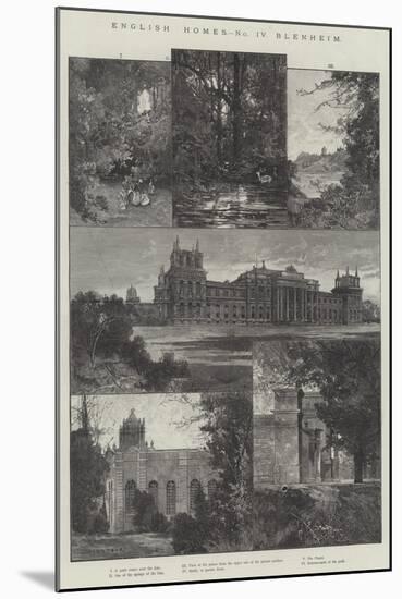 English Home, Blenheim-Charles Auguste Loye-Mounted Giclee Print