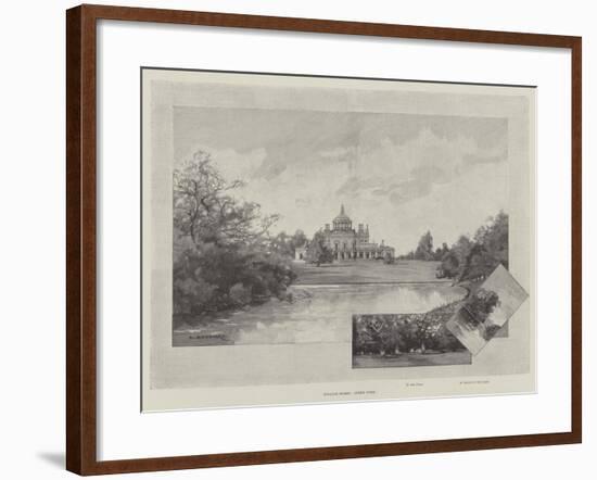 English Homes, Stoke Park-Charles Auguste Loye-Framed Giclee Print