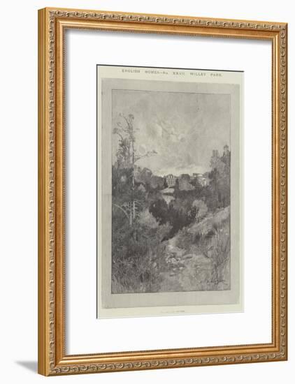 English Homes, Willey Park-Charles Auguste Loye-Framed Giclee Print