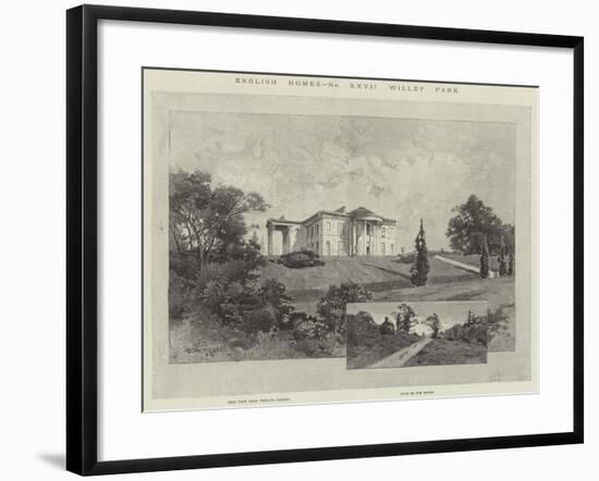 English Homes, Willey Park-Charles Auguste Loye-Framed Giclee Print
