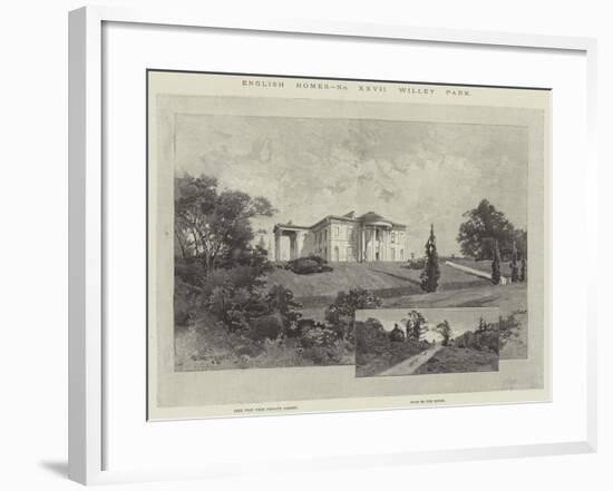 English Homes, Willey Park-Charles Auguste Loye-Framed Giclee Print