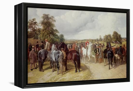 English Horse Fair on Southborough Common-John Frederick Herring I-Framed Premier Image Canvas
