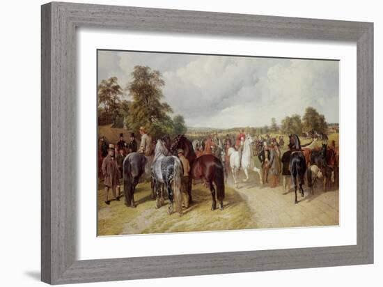 English Horse Fair on Southborough Common-John Frederick Herring I-Framed Giclee Print