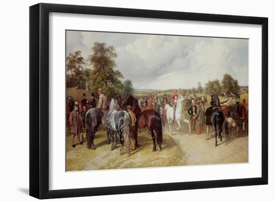 English Horse Fair on Southborough Common-John Frederick Herring I-Framed Giclee Print