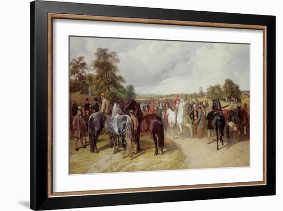 English Horse Fair on Southborough Common-John Frederick Herring I-Framed Giclee Print