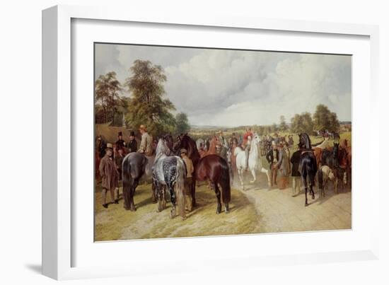 English Horse Fair on Southborough Common-John Frederick Herring I-Framed Giclee Print