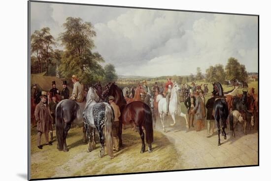 English Horse Fair on Southborough Common-John Frederick Herring I-Mounted Giclee Print