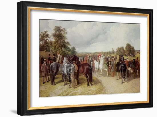 English Horse Fair on Southborough Common-John Frederick Herring I-Framed Giclee Print