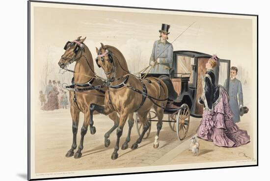 English Horses-Albert Adam-Mounted Giclee Print