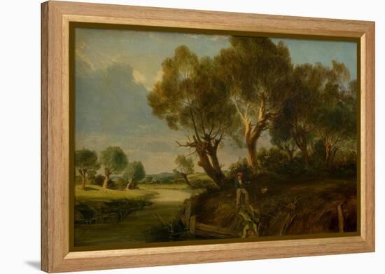 English Landscape, 1841 (Oil on Canvas)-James Holland-Framed Premier Image Canvas