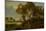 English Landscape, 1841 (Oil on Canvas)-James Holland-Mounted Giclee Print