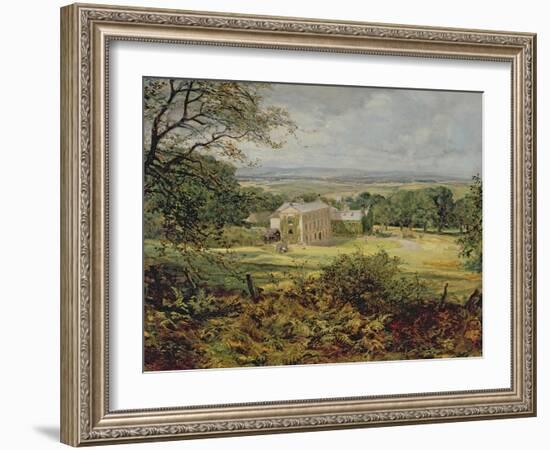 English Landscape with a House-Heywood Hardy-Framed Giclee Print