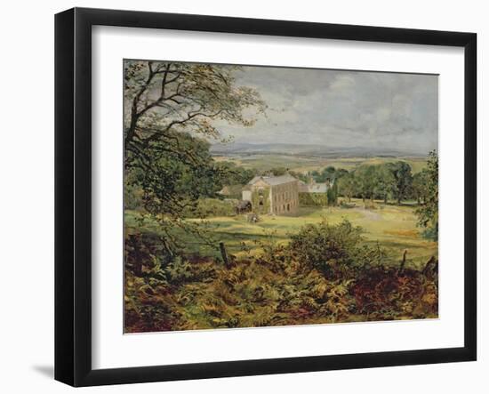 English Landscape with a House-Heywood Hardy-Framed Giclee Print