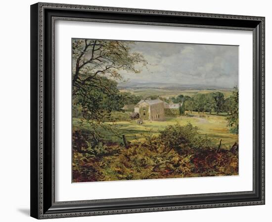 English Landscape with a House-Heywood Hardy-Framed Giclee Print