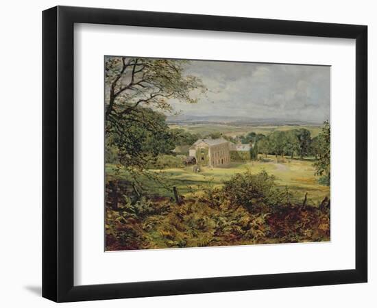 English Landscape with a House-Heywood Hardy-Framed Giclee Print