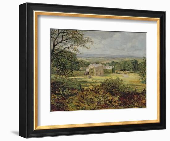 English Landscape with a House-Heywood Hardy-Framed Giclee Print