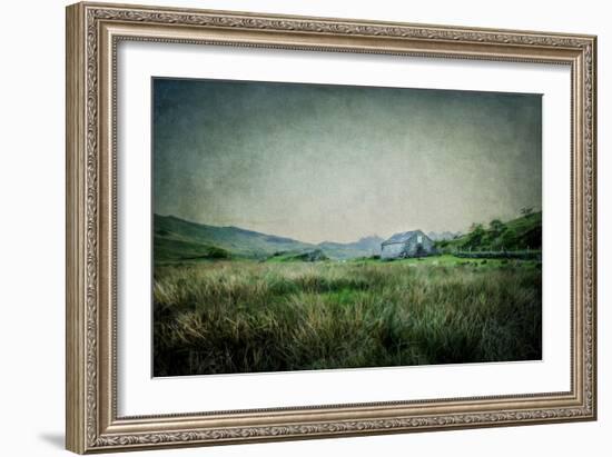 English Landscape with Old Barn-Mark Gemmell-Framed Photographic Print