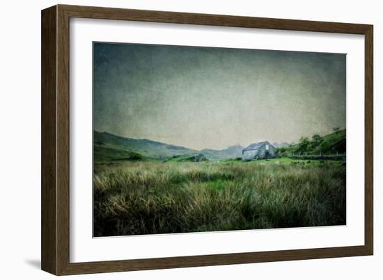 English Landscape with Old Barn-Mark Gemmell-Framed Photographic Print