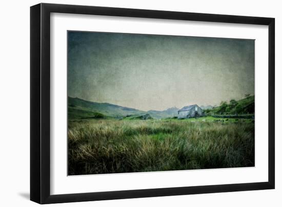 English Landscape with Old Barn-Mark Gemmell-Framed Photographic Print