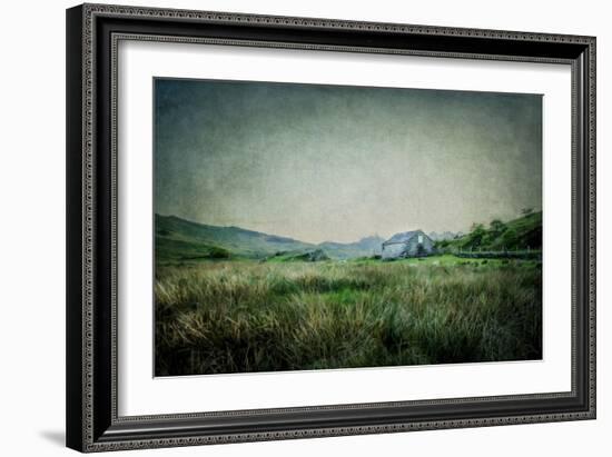 English Landscape with Old Barn-Mark Gemmell-Framed Photographic Print