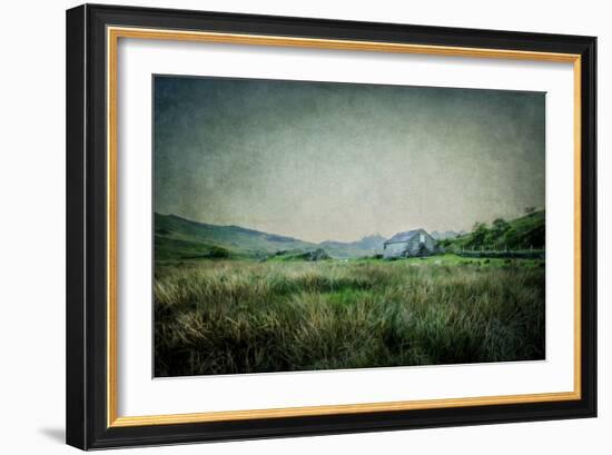 English Landscape with Old Barn-Mark Gemmell-Framed Photographic Print