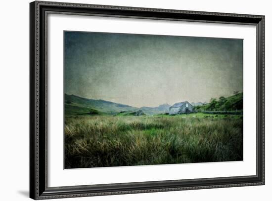 English Landscape with Old Barn-Mark Gemmell-Framed Photographic Print