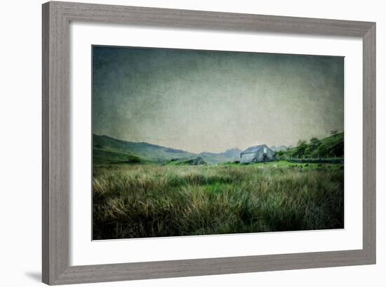 English Landscape with Old Barn-Mark Gemmell-Framed Photographic Print