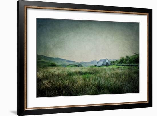 English Landscape with Old Barn-Mark Gemmell-Framed Photographic Print