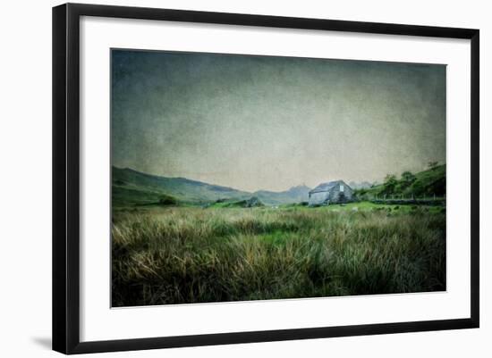 English Landscape with Old Barn-Mark Gemmell-Framed Photographic Print