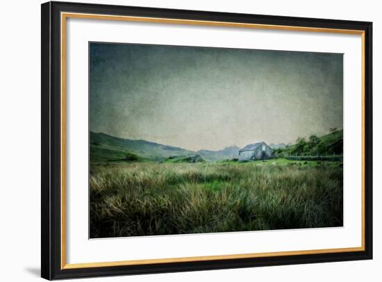 English Landscape with Old Barn-Mark Gemmell-Framed Photographic Print