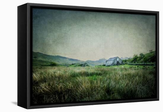 English Landscape with Old Barn-Mark Gemmell-Framed Premier Image Canvas