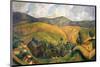 English Landscape-Diego Rivera-Mounted Premium Giclee Print