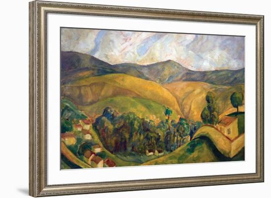 English Landscape-Diego Rivera-Framed Art Print