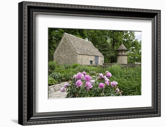 English Limestone Cottage, Cotswold Cottage, Greenfield, Wyandotte, Michigan, USA-Cindy Miller Hopkins-Framed Photographic Print