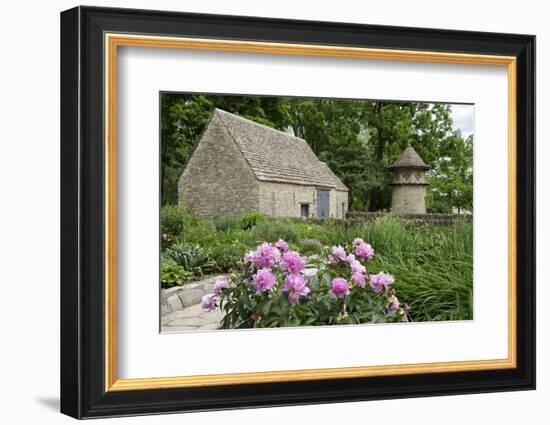 English Limestone Cottage, Cotswold Cottage, Greenfield, Wyandotte, Michigan, USA-Cindy Miller Hopkins-Framed Photographic Print